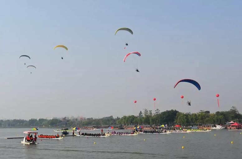 智璟智能人臉識別無人機守護“穗莞杯”龍舟賽！